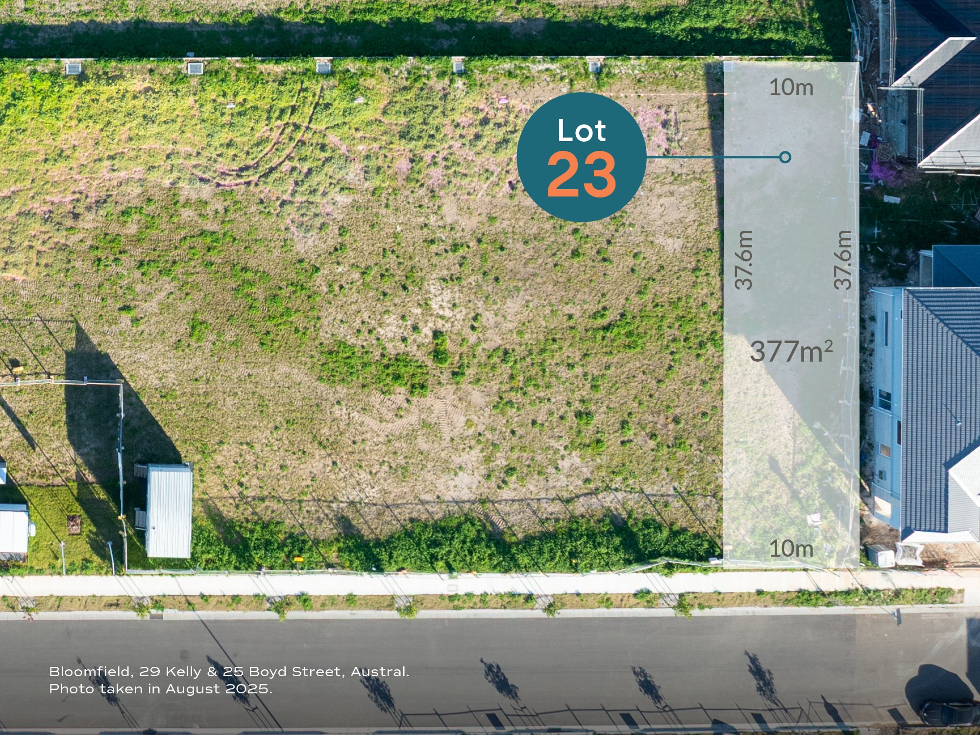 260520_CG_Project Aerial Lot Image_Roll Out_Bloomfield_2000x1500_LOT 23_A