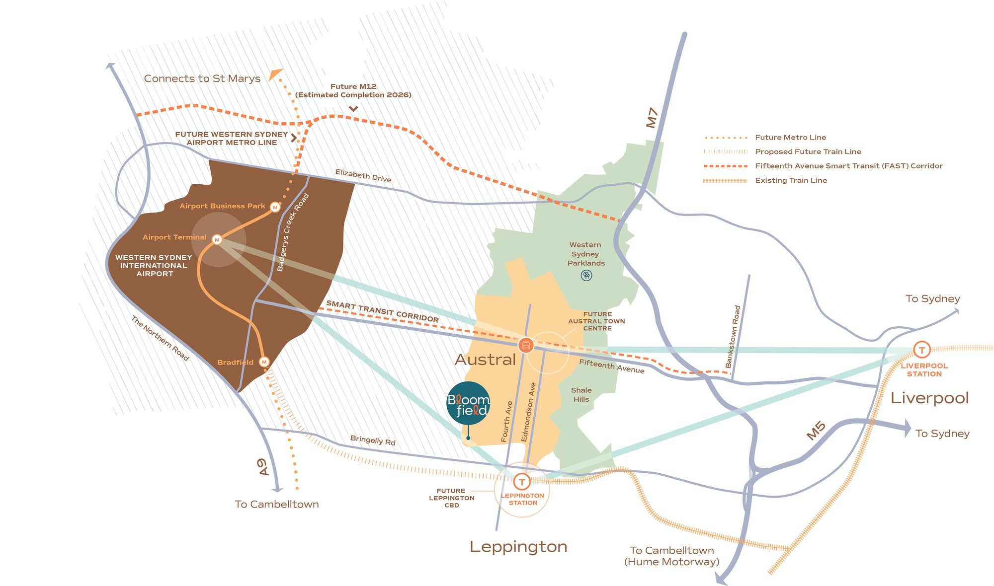 Bloomfield_SW_Connectivity Transit Map
